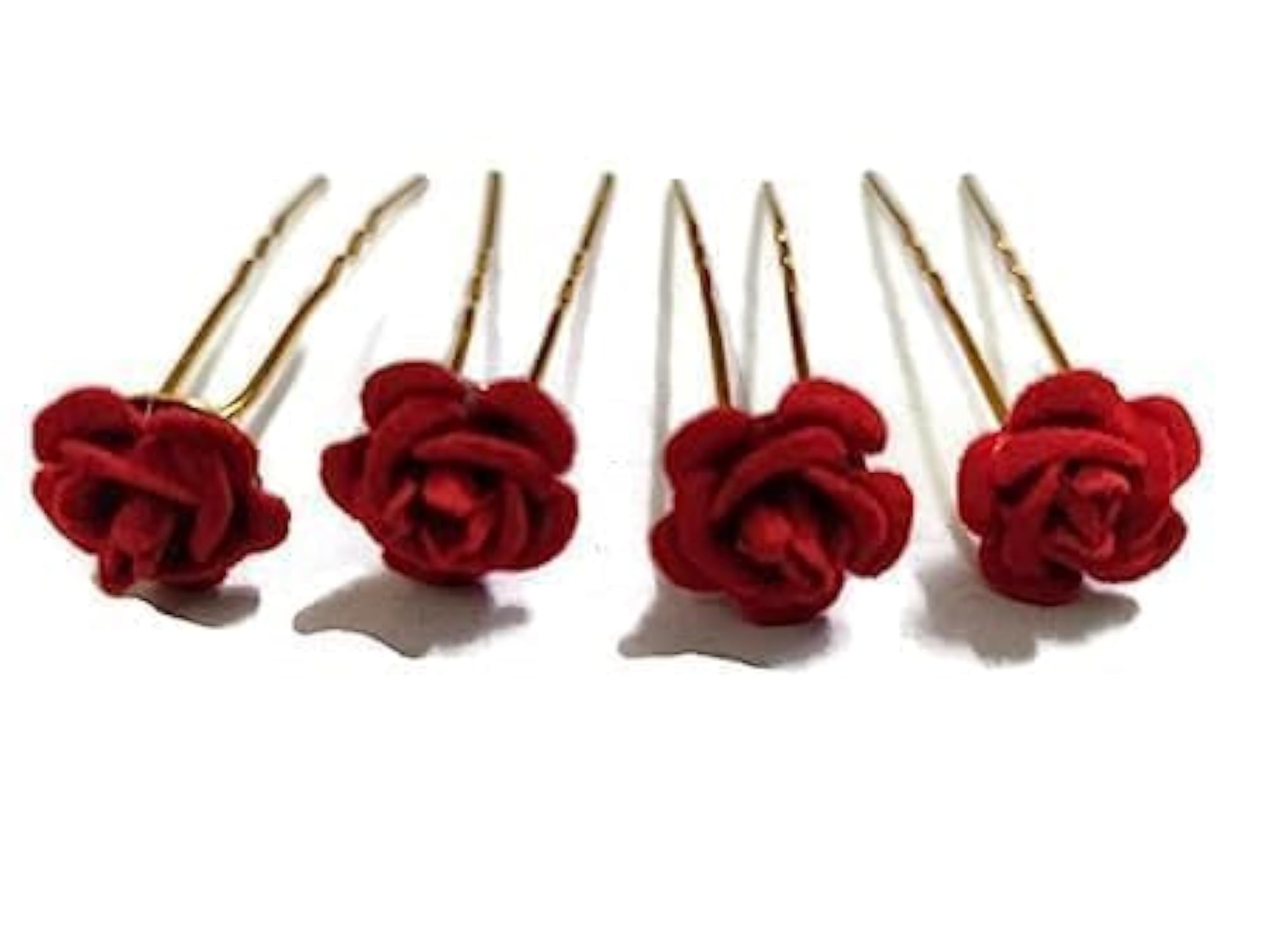 Sukh Creations Floral Embellished U Pins for Hair Bun