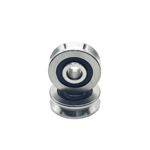 Rodamiento de Bolas en V V10371214ZZ de 10x37x14 mm para riel guía Pack de 2 Piezas 2