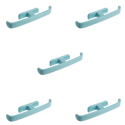 RSHuiOUXX 5pieces Wall Mounted House Slipper Rack Space Saving Not Drill Adhesive Shoe Hanger Organizers for Bathroom and Balcony