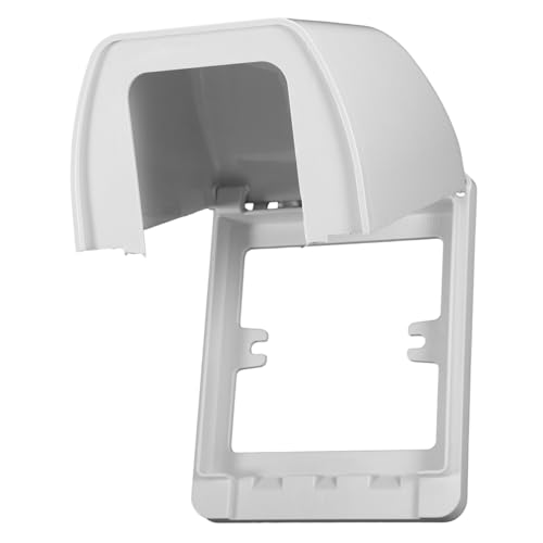 Gadpiparty Waterproof Socket Box Plug Wall Receptacle Protector Switch Plates and Outlet Covers Decorative Electrical Outlet Cover White Water Heater Plastic Oversized Socket Cover