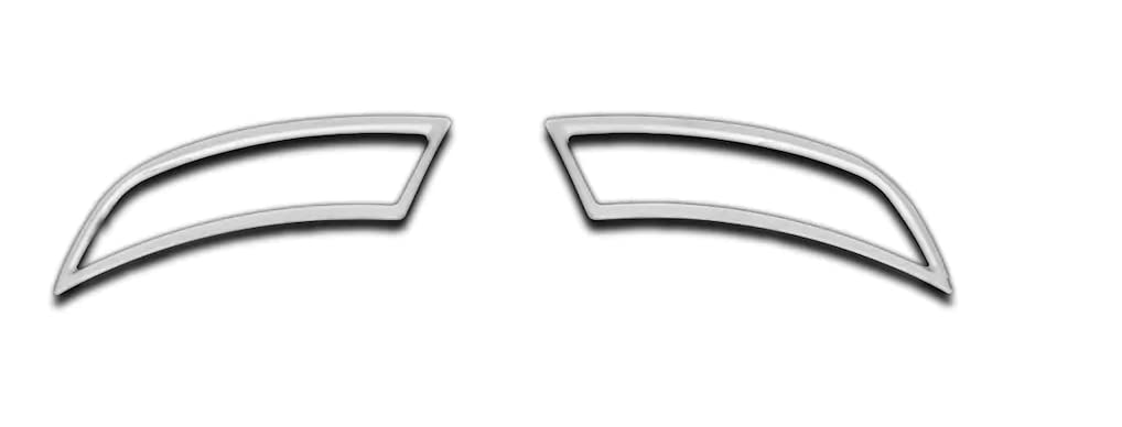 Boa Line - Deflettore di scarico cromato automatico, 2 pezzi, in acciaio inox, compatibile con Skoda Superb III 3V 2015Up