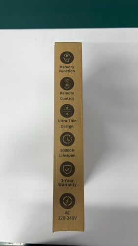Aphyni 7 Colours RGB LED Ceiling Light Dimmer 24W IP44 with Night Light, 3000-6500K 3800LM, Ultra Thin diameter 30cm - Image 4