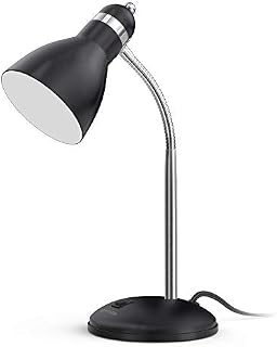 LEPOWER Metal Desk Lamp, Adjustable Goose Neck Table Lamp, Eye-Caring Study Desk Lamps