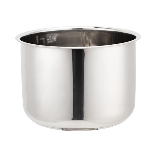 Quixpszto Olla a presión eléctrica de Acero Inoxidable 304, Olla Interior de 5 l, Recipiente Interior for Olla arrocera, utensilio de Cocina for Restaurante y hogar.