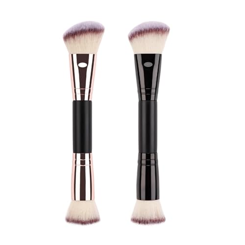 Pinceles de maquillaje de ojos, brochas de maquillaje cosmético | Pinceles de maquillaje de doble cara para difuminar belleza, corrector de maquillaje para adultos para contorno y difuminar
