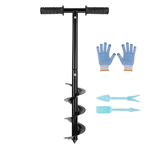 Tarière de jardin 10x60 cm pour installer vos poteaux et mobilier de jardin
