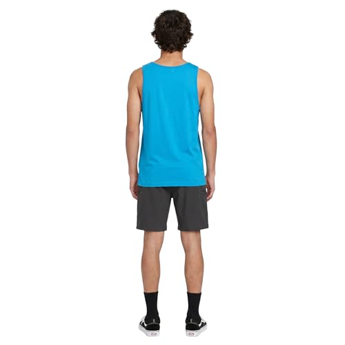 Image of Volcom Men's Solid Tank, Bay Blue Heather