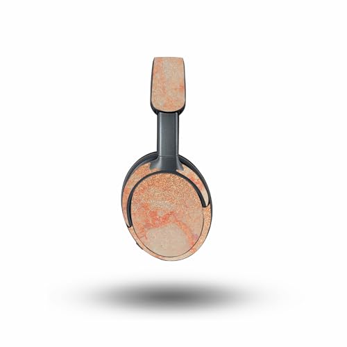 Image of MightySkins Skin Compatible with Bose QuietComfort Ultra - Flashy Apricot Marble | Protective, Durable, and Unique Vinyl Decal wrap Cover | Easy to Apply