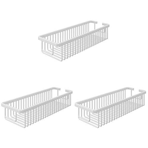 Doitool 3Psc Adhesive Shower Caddies, Shower Shelves, Large Capacity Bathroom Organizer For Bathroom Kitchen And Dorm Room, Rustproof, Space Aluminum #TOP16
