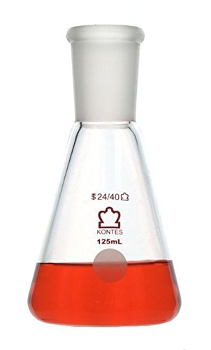 Kimble Chase KIMAX 617000-0629 Borosilicate Glass Erlenmeyer Flask, 500 ml Capacity