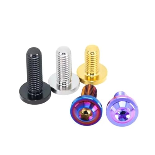M5 M6 M8 M10 TC4 `^ PVD ??wbh gNX wNTr \Pbg pwbh dXN[^[ oCN CplW h~{g(Titanium Gold 1pcs,M4x15mm)