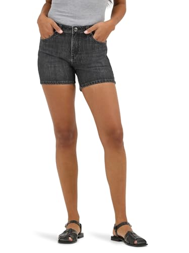 Lee Women's Legendary 5" Denim Short, Dark Path, 8 - image 1