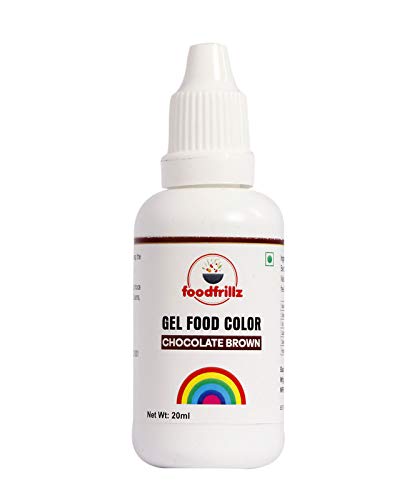 foodfrillz Brown Food Gel Color, 20 ml, decoration for Cake,Cookies,Ice Creams,Sweets