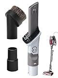 2-in-1 Duster Crevice Tool & Horse Hair Brush for Shark Vacuum Attachments - Compatible with Rotator NV751 NV752 NV600 NV650 NV680 NV681 NV340, Rocket HV301 HV322 HV300 HV320 NV480 NV801 NV803