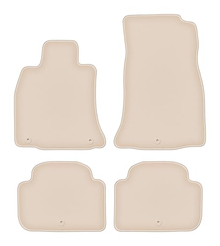 Tapis de voiture velours beige Kia Stinger pour vos trajets quotidiens