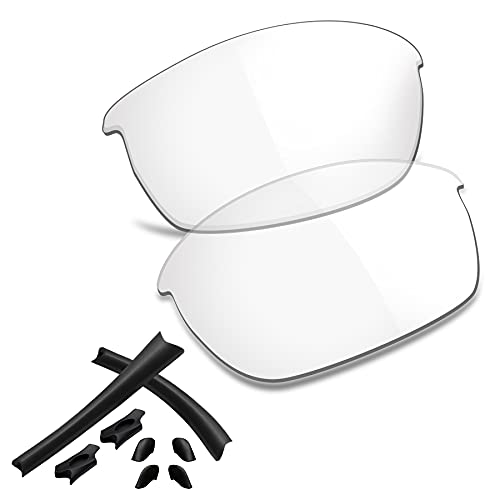 Image of Polarized Replacement Lenses & Rubber Kits for Oakley Flak Jacket OO9009 Sunglass