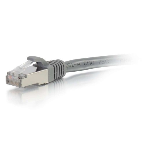 Cable de Red Cat6 STP Patch Cord 2.74 m Gris miniatura 2