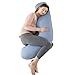 Price comparison product image Pregnancy Pillow for Sleeping, J Shape Comfort Cooling Maternity & Body Pillow, Nursing, Support Full Body Pillow for Pregnant, Support Hips, Leg, Back for Pregnancy Pillow with Removable and Washable