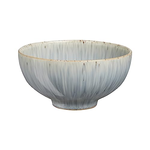 Denby-Halo-Speckle-Rice-Bowls-Set-of-6-16-Ounce-Dishwasher-Microwave-Safe-Scratch-Chip-Resistant-Grey-Neutral-Blue-Ceramic-Stoneware-Soup-Bowls-Tableware