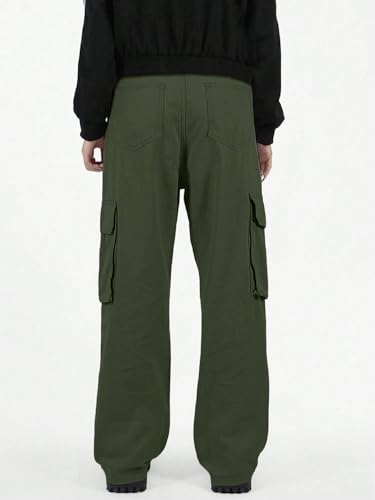 Image of Lymio Cargo for Men || Cotton Cargo Pant || Drawstring Waist Pant (Also Available in Plus Sizes) (141-144)