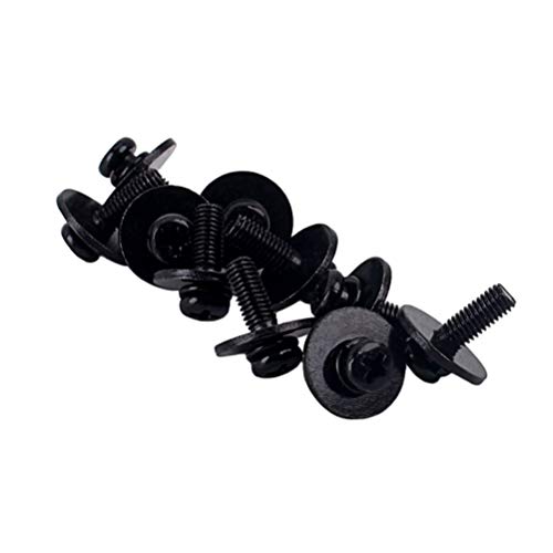 image for Exceart 10pcs Drum Mounting Screws with Washers for Drum Lugs Black, 1