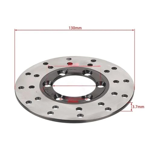 Adaptateur de frein à disque 130mm pour réparer moyeu 6 trous - 2