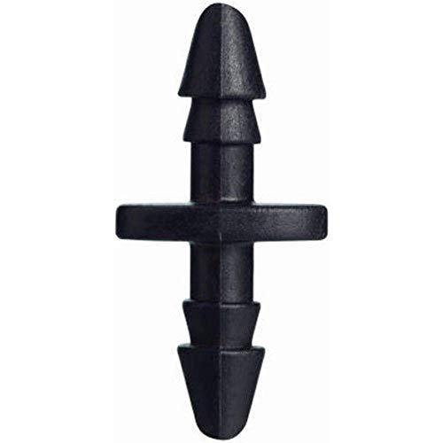 2 Pack (50 Total Fittings) Orbit 1/4 Inch Drip Barbed Coupling for Drip Irrigation Tubing - 25 Pack