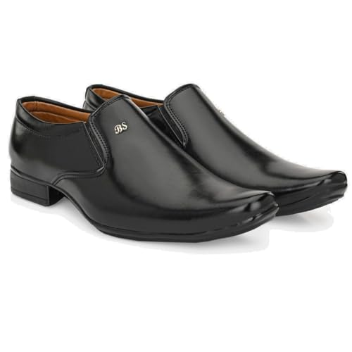 Image of Leatherkraft Formal Heeled Slip-On Shoes
