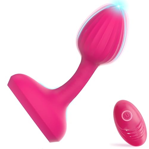 Vibrating Butt Plug Anal Vibrator G Spot Prostate Massager Sex Toys Clitoral Stimulator Dildo,Penis Anal Plug Remote Control 10 Vibration Modes,Mini Vaginal...