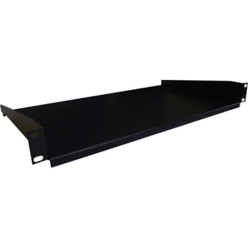 Image of LMS DATA 19-inch 1U Rack Mount Shelf Depth 250mm, Black CABSHELF-FE-250
