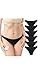 Low-Rise Cotton Bikini Panties for Women: Breathable, Stretchy, and Fashionable Underwear Black