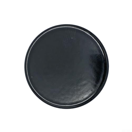 Juego de tapas para quemador de estufa de gas, 55 mm, 75 mm, 100 mm, 130 mm, juego de tapas para quemador de estufa de gas SABAF, accesorios de cocina negros (cubierta plana 75)
