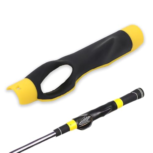 ゴルフ グリップ矯正 グリップトレーナー 練習器具 素振り スイング矯正 ハンド型 初心者向け 室内外対応 ブラック