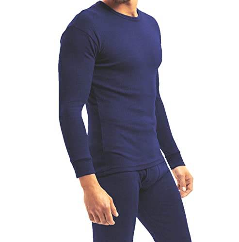 BestSale247-Herren-Thermo-Unterhemd-Langarm-mit-Innenfleece-Unterwaesche-Skiunterwaesche-Baumwolle
