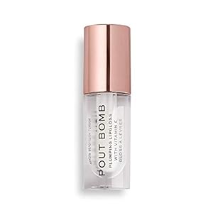 Makeup Revolution Pout Bomb Plumping Gloss Glaze Clear