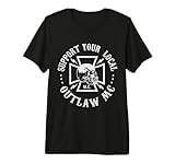 Support Your Local Outlaw MC Premium Tri-blend T-Shirt