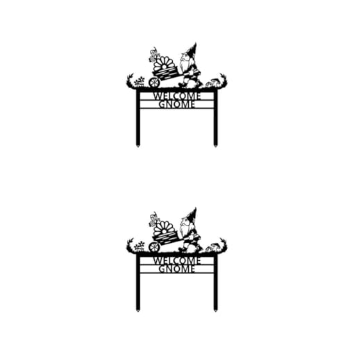 DSOUWEH 2 Set di Giardinaggio e Decorazione Pali da Giardino Decorativi per Decorazioni da Giardino affascinanti Sculture da Esterno Spina Decorativa da Giardino F