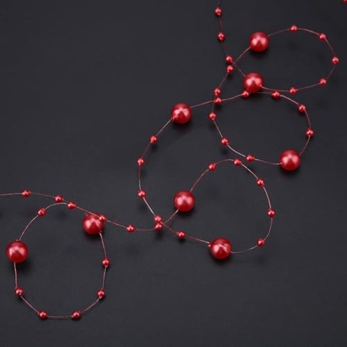 Suministros de fiesta con cadena de perlas para adornos de bodas y eventos 8
