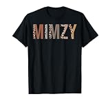 Mimzy Leopard Print Mom Cute Mothers Day Funny Grandma T-Shirt