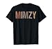 Mimzy Leopard Print Mom Cute Mothers Day Funny Grandma T-Shirt