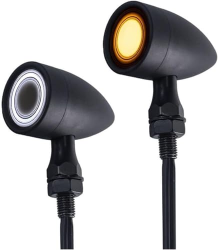 2 mini luces universales para motocicleta, ideal mejora en iluminación de freno y freno trasero