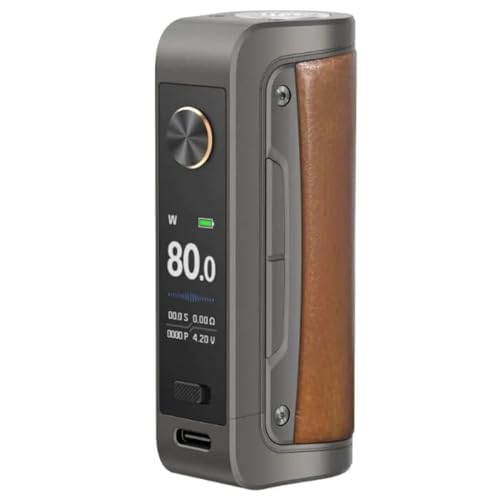 INNOKIN Coolfire Z80 NEX Vape Mod [Gunmetal] - [Requires 18650 Battery - Sold Separately] 80W USB-C Fast Charging Button Activation Nicotine Free