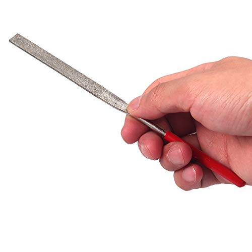 AUTOUTLET Fliesenzange, Hartmetall Mosaikzange mit 10x Mini Diamond Files Set, YG8 Rad Klingen Schneiden Glas Fliesen Keramik Cutter Nipper DIY Werkzeuge für Bodenschneiden, Besäumen, Schleifen