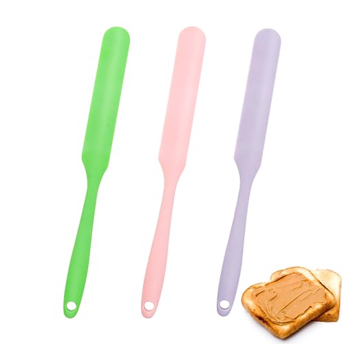 MXFIV 3 Pieces Peanut Butter Knife Peanut Butter Knife Spatula