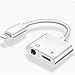 Produktbild Luvfun 2 in 1 Kopfhörer Adapter, Kopfhörer Klinkenadapter kompatibel mit iPhone 11/XS/XS Max/X/7/7Plus/8/8Plus