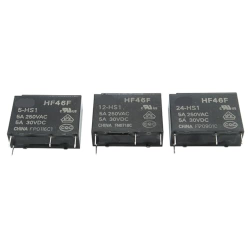 Relais HF46F-012-HS1 pour remplacer un composant brûlé 12V 5A 250VAC