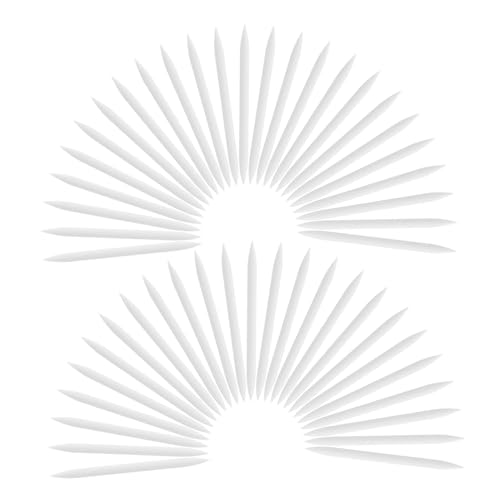 Mikinona Accessoire De Maquillage 50 Pinceaux Eyeliner De Rechange À Embouts Souples Pour Une Application Facile