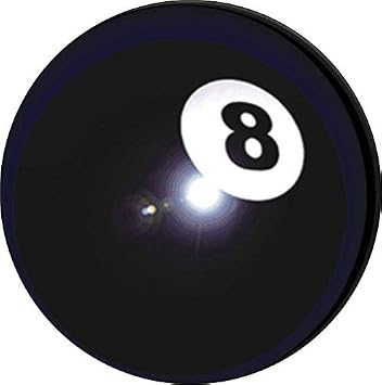 8-Ball - Round Sticker - 2 1/2" Round
