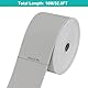 IGTOPS Weichsockelleiste Selbstklebend, Flexibel Sockelleiste, 10cm Breite PVC Wasserdicht Abschlussleiste, Tapetenbordüre Dekoration (10cm x 10m, Grau)