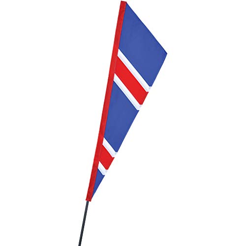 Drapeau de vélo couché résistant SoundWinds pour régler le manque de visibilité